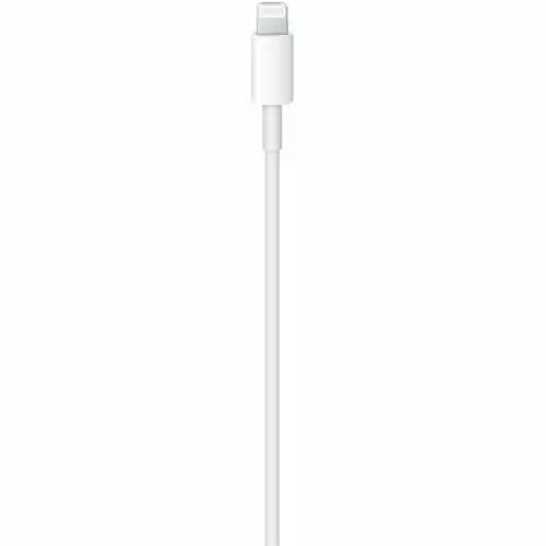 Apple 1 m (39.37") Lightning/USB-C Data Transfer Cable - Cable for iPhone, iPad Pro, iPad Air, iPad mini, MacBook Pro - First End: 1 x 24-pin USB Type C - Male - Second End: 1 x Lightning - Male - White