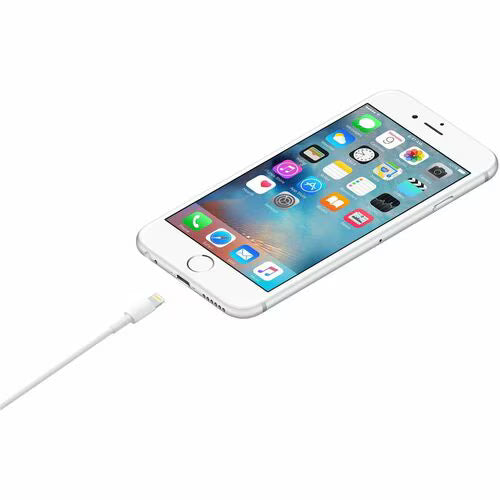 Apple 1 m (39.37") Lightning/USB Data Transfer Cable - Cable for iPhone, iPad Air, iPad mini, iPad Pro, MacBook Pro, Mac mini - First End: 1 x Lightning - Male - Second End: 1 x USB 2.0 - Male