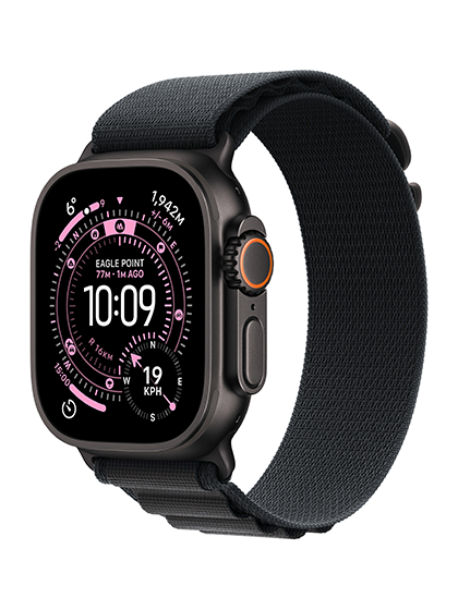 Apple Watch Ultra 3 (49MM, Black & Natural Titanium Alpine Loop)